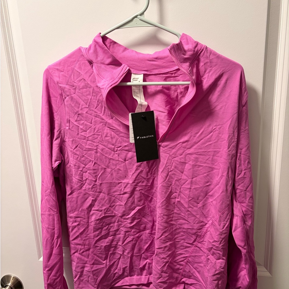 Fabletics Vibrant Pink Hoodie Sweatshirt